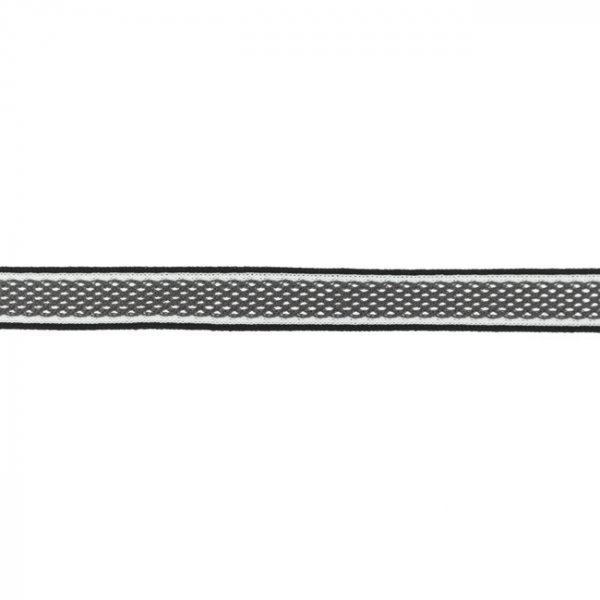 Stripes - Netz - unelastisch - 2 cm - grau